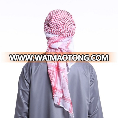 Muslim Arabic shawl scarf headwear men